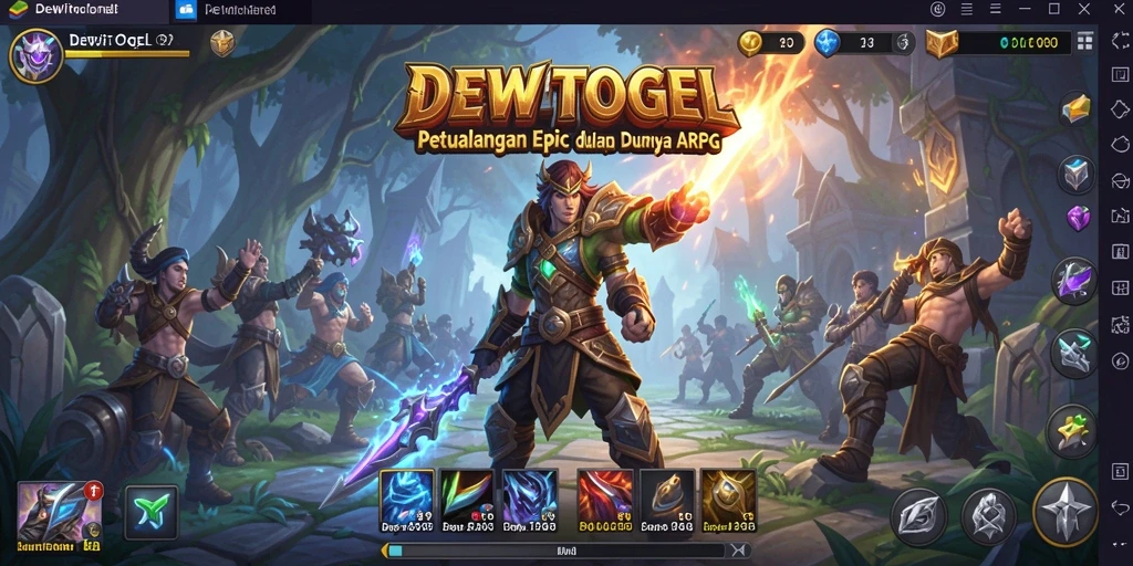 Gameplay seru di dunia DEWITOGEL dengan karakter dan monster menarik.