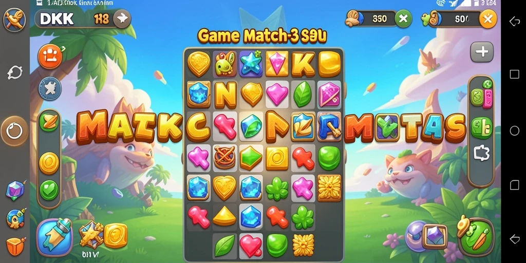 Gameplay DKK yang menantang dan penuh warna.