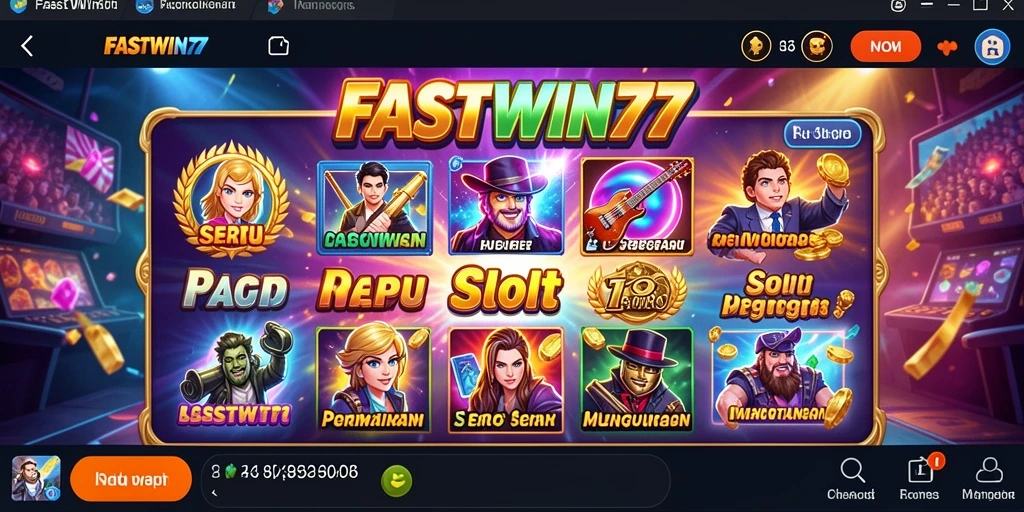 Tampilan menarik dari gameplay Slot di FASTWIN77.