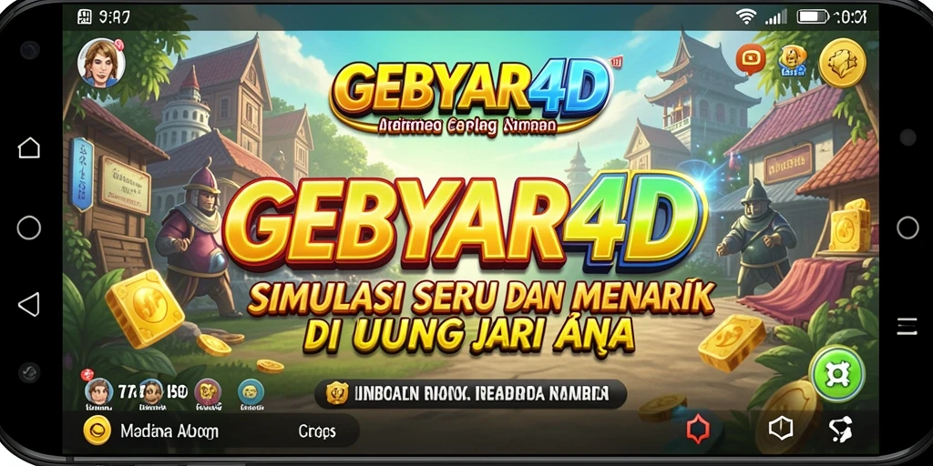 Tampilan gameplay GEBYAR4D yang menarik dan interaktif.