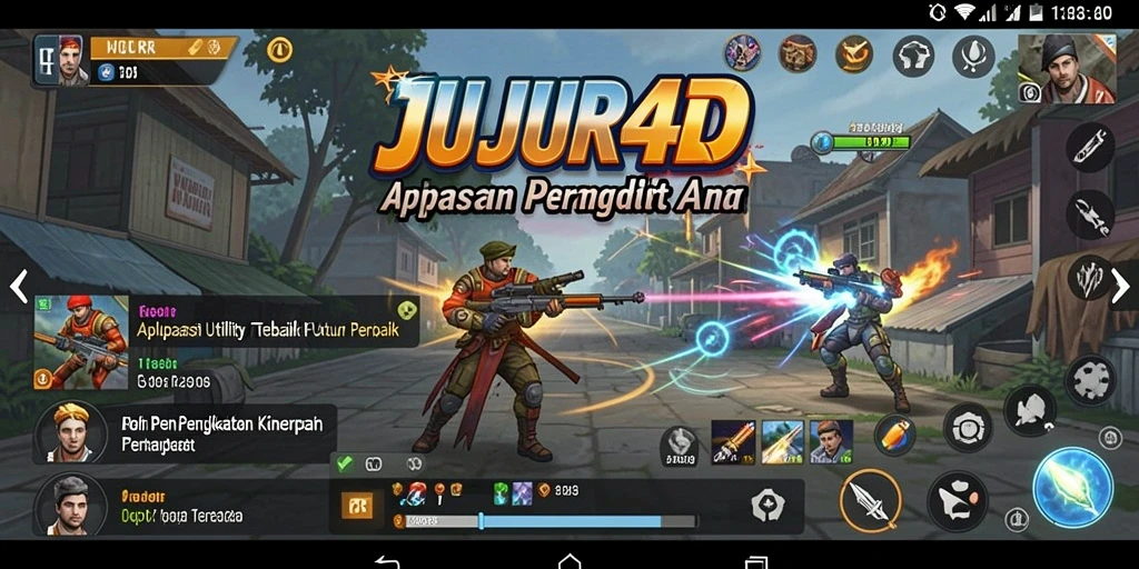 Tampilan antarmuka JUJUR4D yang menarik dan mudah digunakan.