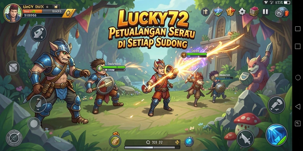 Gameplay LUCKY72 menampilkan petualangan seru dengan grafis memukau.