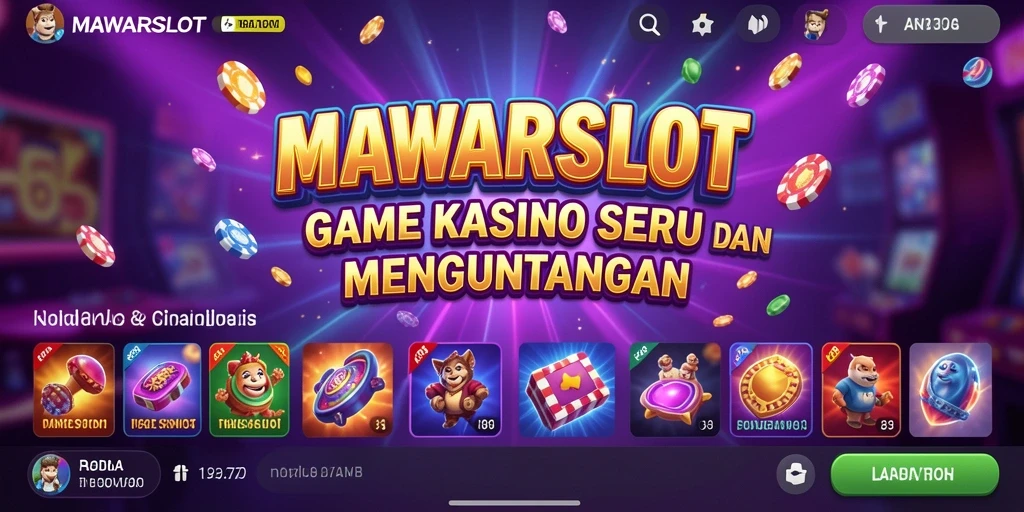 Tampilan gameplay seru dalam MAWARSLOT dengan banyak pilihan emas.
