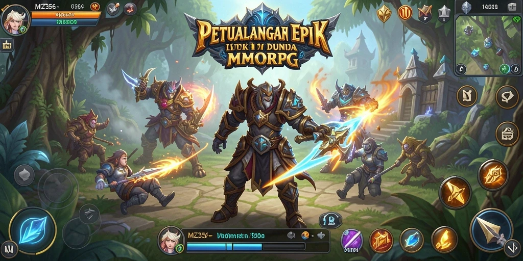 Tampilan gameplay MZ356 yang menakjubkan dan interaksi pemain.