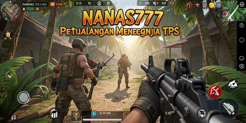 Tampilan menegangkan saat gameplay NANAS777 dengan aksi seru.