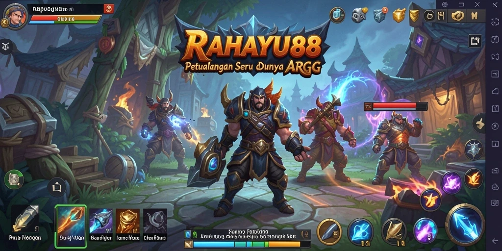Tangkapan layar aksi menegangkan dalam RAHAYU88.
