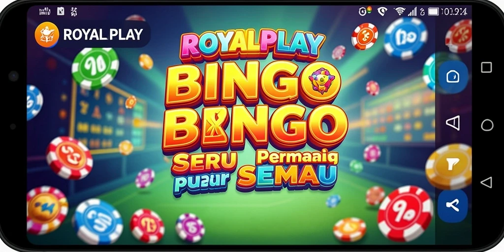 Tampilan gameplay seru dan interaktif dari ROYALPLAY Bingo.