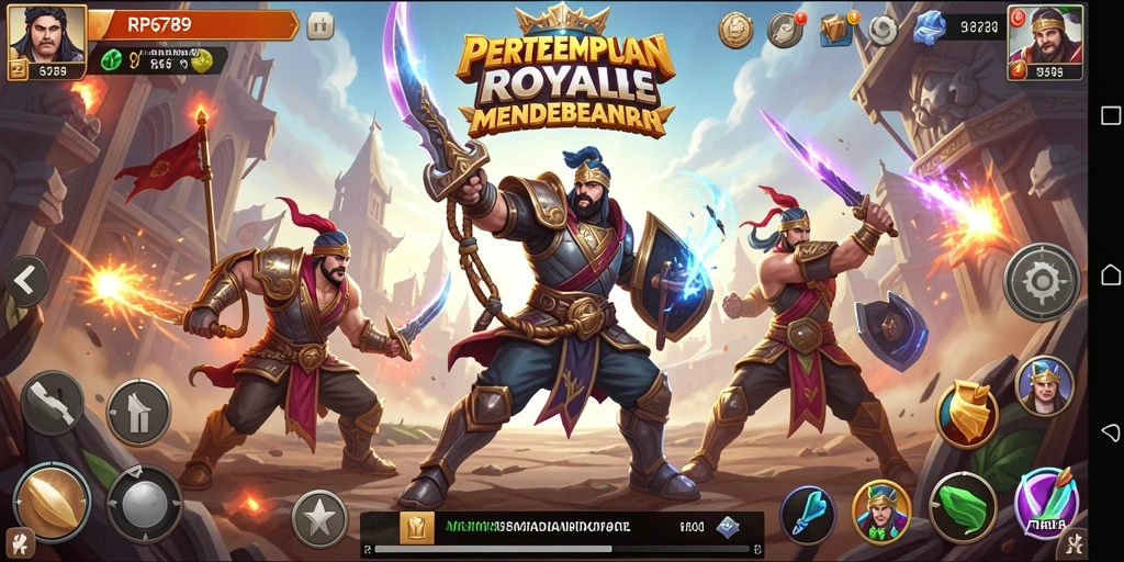 Screenshot gameplay RP6789 menampilkan aksi pertarungan yang seru.