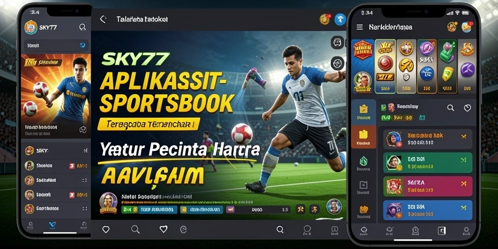 Tampilan gameplay aplikasi <strong>SKY77</strong> saat melakukan taruhan olahraga.