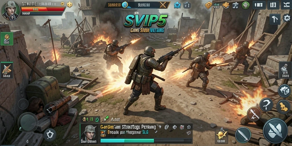 Tangkapan layar gameplay SVIP5 yang mendebarkan dan penuh aksi.